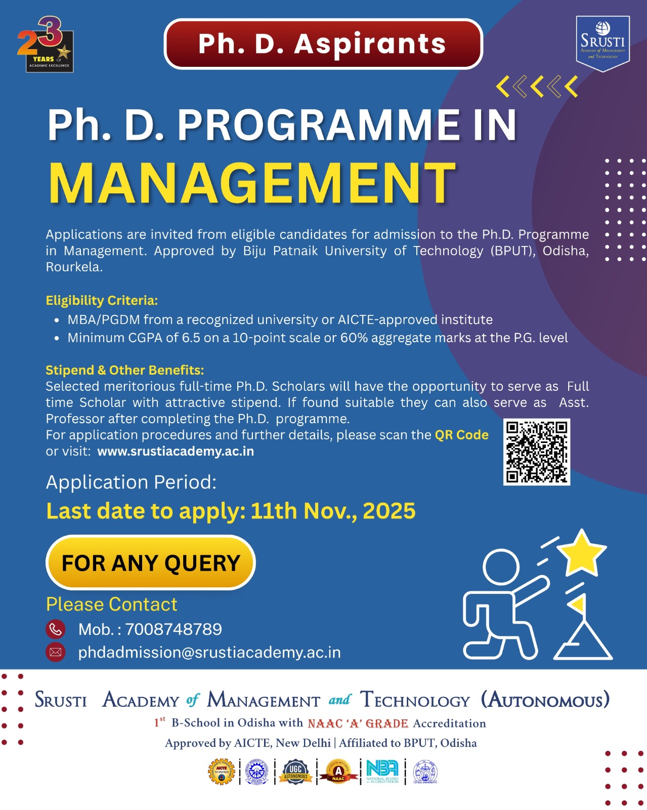 Top MCA Autonomous Colleges in Bhubaneswar | Srusti Academy